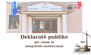 Public Statement for the violation of the Institutional Integrity